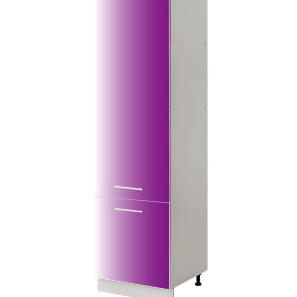 placard frigo violet 60 cm cuisines sur mesure