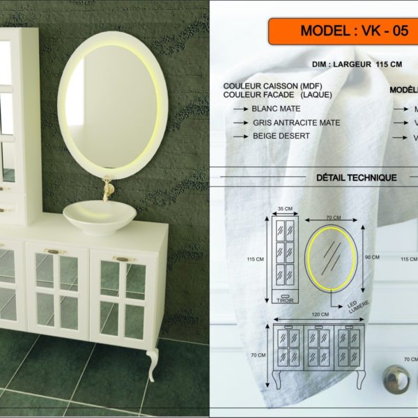 meuble salle de bain VK-05